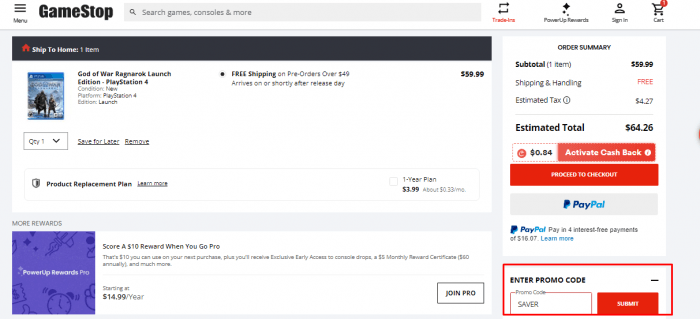 How to use GameStop promo code