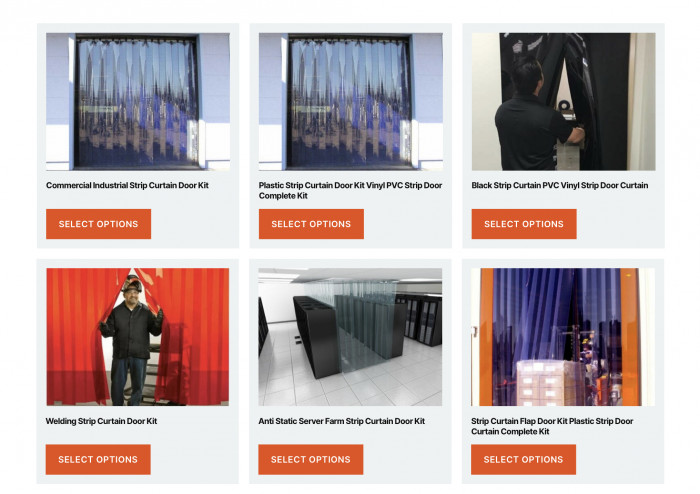 Gaskets and Strip Curtains range of products 