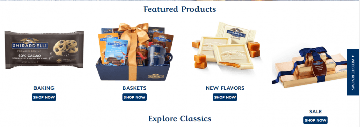 ghirardelli range of products