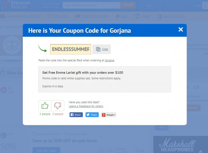 How to use a promo code at Gorjana