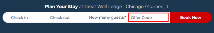 How to use Great Wolf Lodge promo code