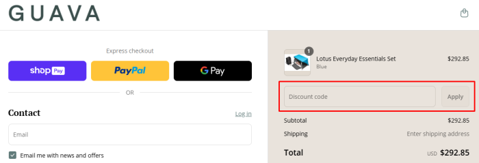 How to use Guava Family promo code