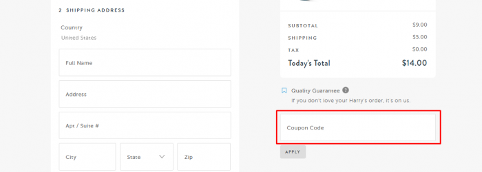 How to use Harry’s promo code
