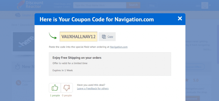 How to use a promotion code at Navigation