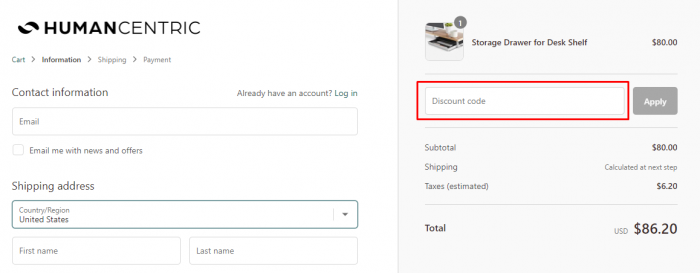 How to use HumanCentric promo code