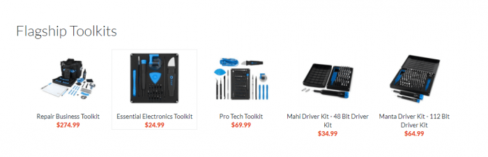 iFixit range of products