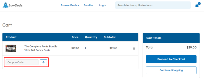 How to use InkyDeals promo code