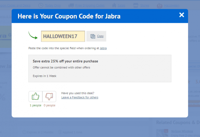 How to use a promotion code at Jabra