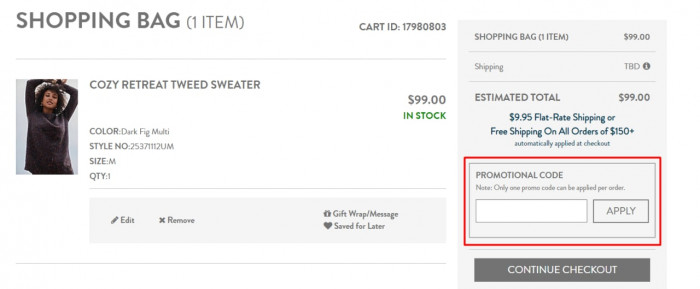 How to use J.Jill promo code