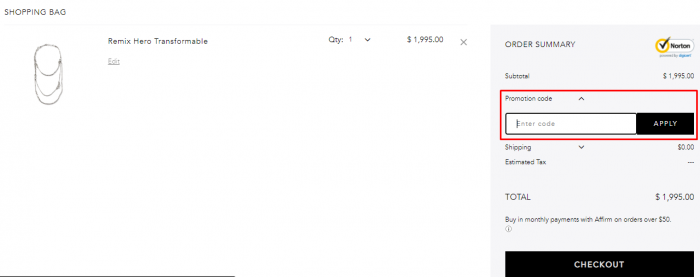 How to use John Hardy promo code