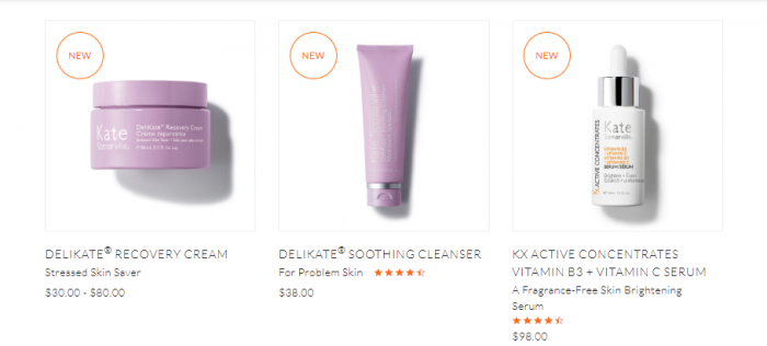 Kate Somerville range of products 