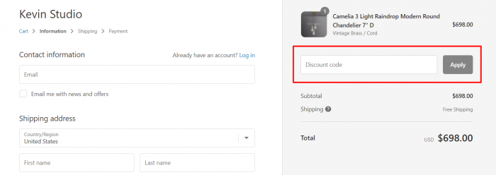 How to use Kevin Studio promo code