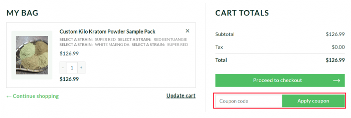 How to use Kingdom Kratom promo code