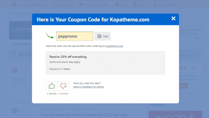 How to use a coupon code at Kopatheme.com