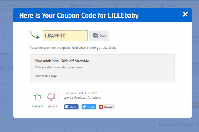 How to use discount codes at LILLEbaby
