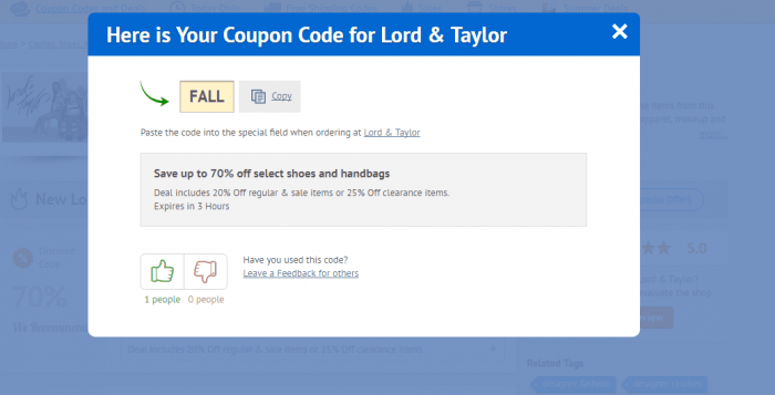 Lord &amp; Taylor Promo Code 2021 | Up to $20 OFF | DiscountReactor