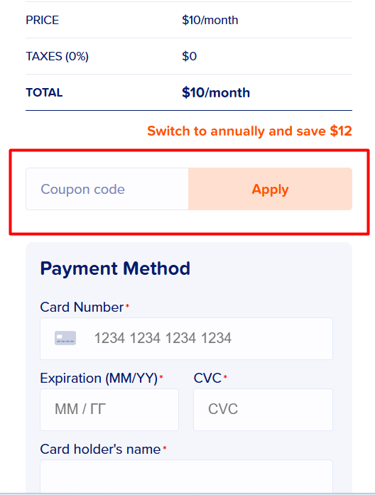 How to use MailPoet promo code