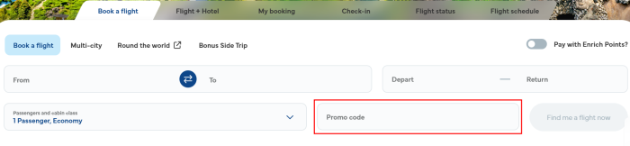 How to use Malaysia Airlines promo code