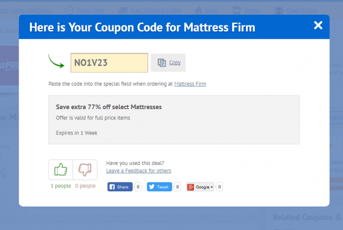 How to use a promotion code at Mattress Firm
