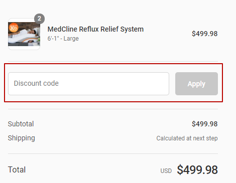 how to apply Medcline discount code