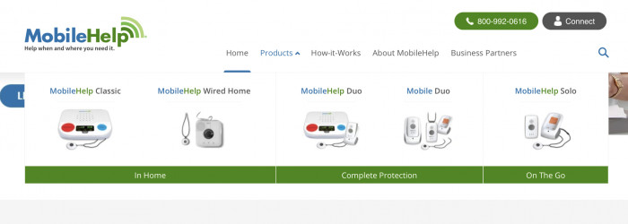 MobileHelp range of products 