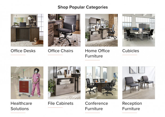 National Business Furniture range of products 