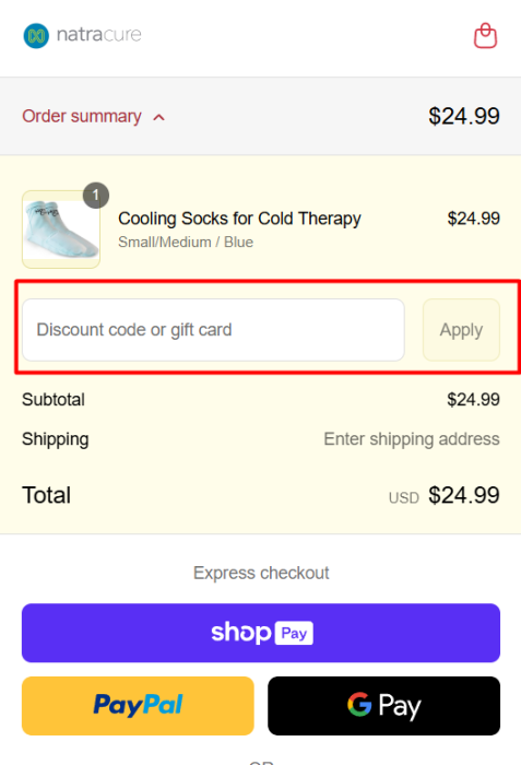 How to use NatraCure promo code