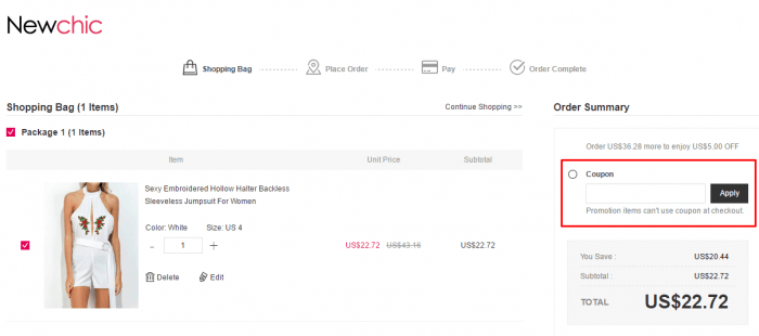 newchic promo codes & coupons