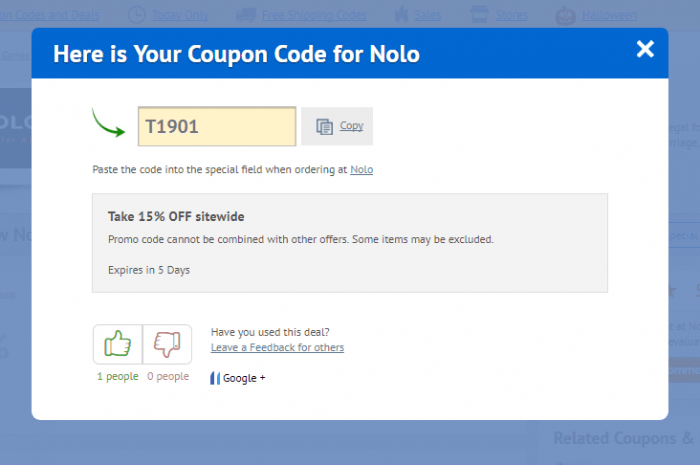 How to use a coupon code at Nolo