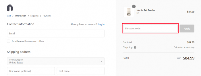 How to use Nooie promo code