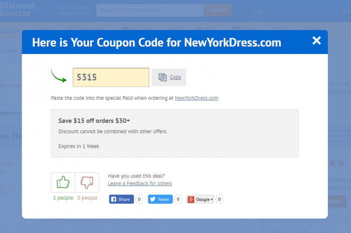 newyorkdress coupon code