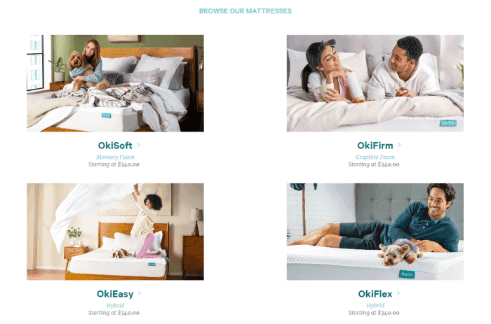 OkiOki range of products 