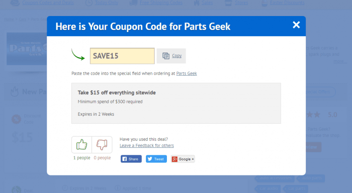 newparts coupon code
