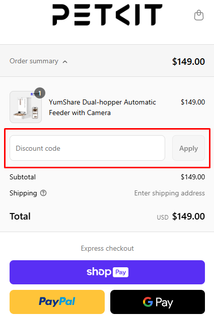 How to use Petkit promo code