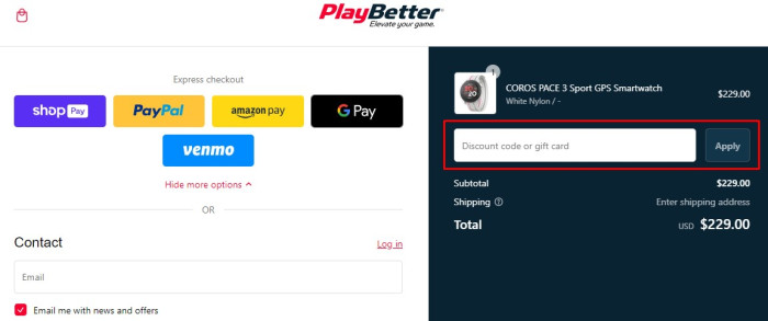 How to use PlayBetter promo code
