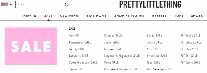 pretty little thing sale