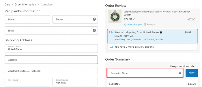 How to use Printerval promo code