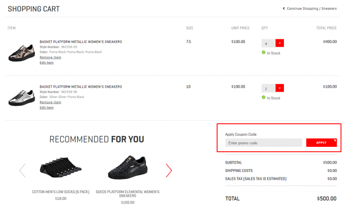 puma first buy promo code