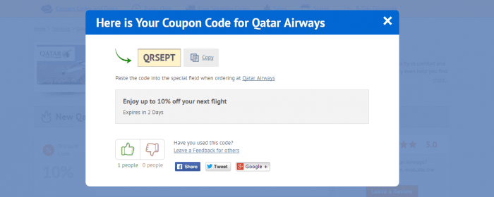 Qatar Airways Promo Code 2021 | $180 OFF Coupon | DiscountReactor