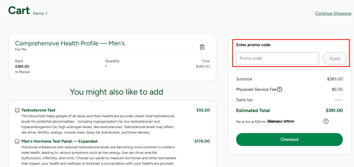 How to use Quest promo code