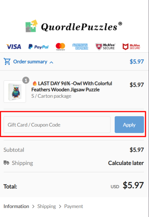 How to use Quordle Puzzles promo code