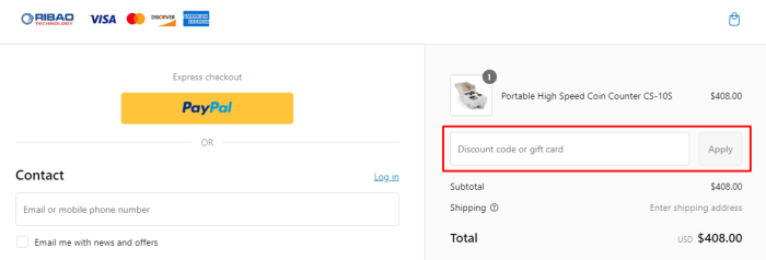 How to use Rabio Technology promo code