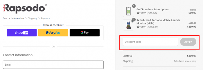 Rapsodo Promo Codes 100 OFF Coupon In September 2025