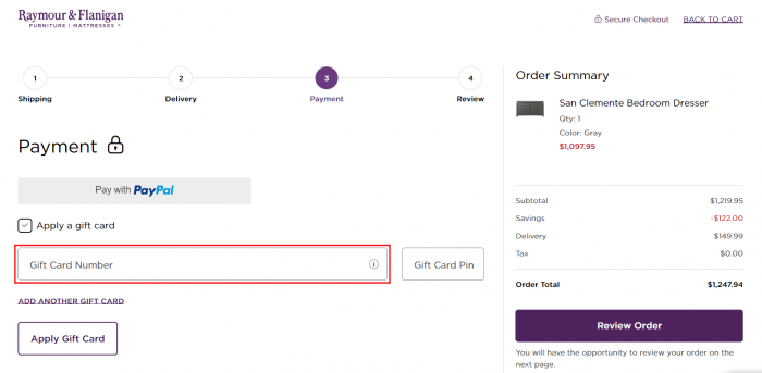 How to use Raymour & Flanigan promo code