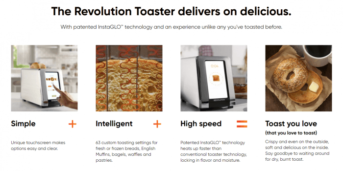 Revolution Cooking range of products 