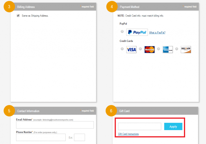 road runner sports gift card