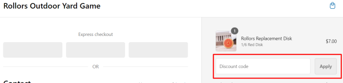 How to use Rollors promo code