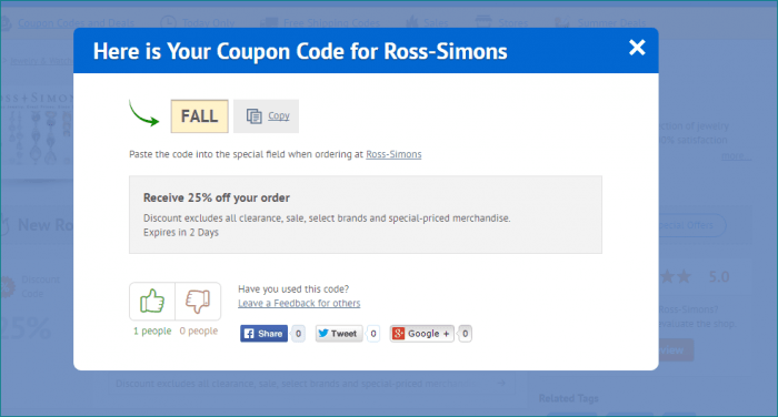 ross simons coupon 2021