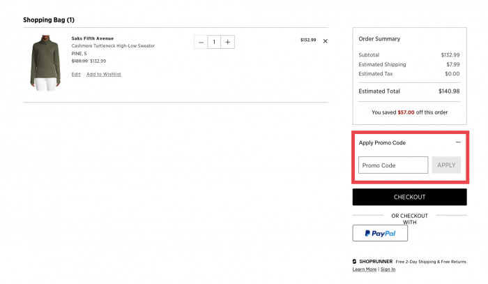Saks Off 5th Promo Codes - 25% OFF in April 2024