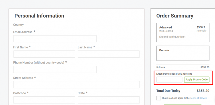 How to use ScalaHosting promo code